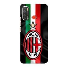 Чехлы для TECNO Spark 5 (VPrint) - Футбольные клубы (ФК Милан)