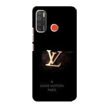 Чехлы Луи Витон для TECNO Spark 5 (AlphaPrint - LOUIS VUITTON) (ремешок LV)