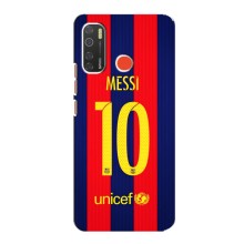 Чохли Мессі для TECNO Spark 5 (AlphaPrint) (Messi Barca 10)