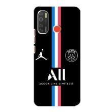 Чехлы PSG для TECNO Spark 5 (AlphaPrint) (футболка ПСЖ)