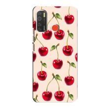 Чехлы с Фруктами для TECNO Spark 5 (VPrint) (Вишня)