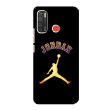 Чехлы для TECNO Spark 5 - с картинкой JORDAN (AlphaPrint) (Jordan Gold)