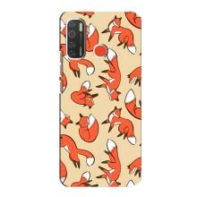 Чехлы с картинкой Лисички для TECNO Spark 5 (VPrint) (Лисички)