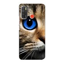 Чехлы с Котиками для TECNO Spark 5 (VPrint) (Глаз кота)