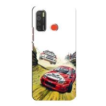 Чехлы с Машинами на Техно Спарк 5 (VPrint) (Гоночные Тачки)