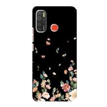 Чехол для Техно Спарк 5 - с принтом (Дизайнерские) (AlphaPrint) (Маленькие цветы)