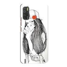 Чехол с печатью для TECNO Spark 5 - (Мода) (AlphaPrint) (Фото девочки)