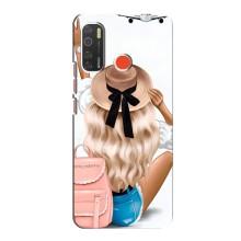 Чехол с печатью для TECNO Spark 5 - (Мода) (AlphaPrint) (Путешествие)