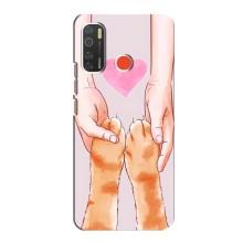 Чехол на Техно Спарк 5 с Котами (VPrint) (Любовь к котикам)