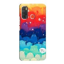 Чехол на Техно Спарк 5 с Котами (VPrint) (Mew)