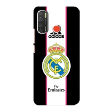 Чехол для TECNO Spark 5 с принтом (Лого Real Madrid)