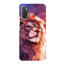 Чехол со Львом для TECNO Spark 5 (VPrint) (Красочный Лев)