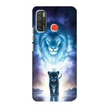 Чехол со Львом для TECNO Spark 5 (VPrint) (Маленький лев)