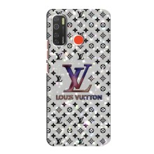 Чехол Стиль Louis Vuitton на TECNO Spark 5 (Яркий LV)