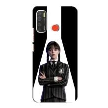 Чехлы Венсдей на TECNO Spark 5 Уэнсдей (AlphaPrint) (W-Wednesday)