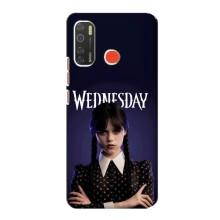Чехлы Венсдей на TECNO Spark 5 Уэнсдей (AlphaPrint) (Wednesday)