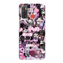 Чехол с кроликом Куроми на TECNO Spark 5 – Коллаж Куроми