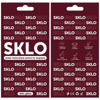 Захисне скло SKLO 3D (full glue) для TECNO Spark 6 Go – Чорний