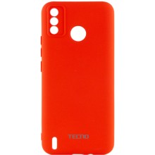 Чехол Silicone Cover My Color Full Camera (A) для TECNO Spark 6 Go – Красный