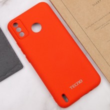 Чохол Silicone Cover My Color Full Camera (A) для TECNO Spark 6 Go – Червоний