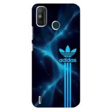 Чехлы Адидас для TECNO Spark 6 GO (KE5) (AlphaPrint) (Синий Адидас)