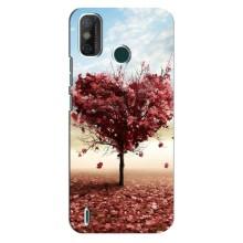 Чехлы для любимой на Техно Спарк 6 ГО (VPrint) (Дерево сердце)