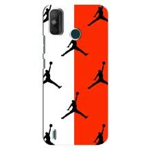 Чехлы для TECNO Spark 6 GO (KE5) - с картинкой JORDAN (AlphaPrint) (Лого Джордан)