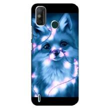 Чехлы с картинкой Лисички для TECNO Spark 6 GO (KE5) (VPrint) (Яркая лисичка)