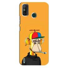 Чехлы с Обезьянами NFT для TECNO Spark 6 GO (KE5) (AlphaPrint) (Скучающая Обезьяна NFT)