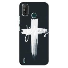Чехол для TECNO Spark 6 GO (KE5) (AlphaPrint) - (Христианские) (Иисус)