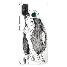 Чехол с печатью для TECNO Spark 6 GO (KE5) - (Мода) (AlphaPrint)