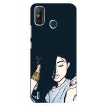 Чехол с печатью для TECNO Spark 6 GO (KE5) - (Мода) (AlphaPrint)