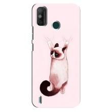 Чохол на ТЕКНО Spark 6 GO (KE5) з Котиками (VPrint) (Котик падає)