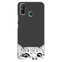 Чохол на ТЕКНО Spark 6 GO (KE5) з Котиками (VPrint) (Виглядає котик)