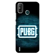 Чехол PUBG для Техно Спарк 6 ГО (AlphaPrint) (Лого PUBG)