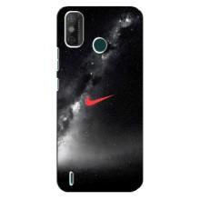 Чехол для TECNO Spark 6 GO (KE5) - с принтом Найк (AlphaPrint) (Найк красный)