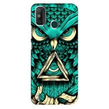 Чехол с птицами на TECNO Spark 6 GO (KE5) (VPrint) (Сова с глазом)