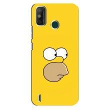 Чехол с Симпсонами для TECNO Spark 6 GO (KE5) (VPrint)