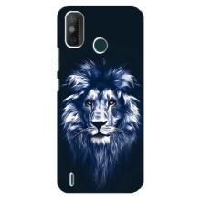 Чехол со Львом для TECNO Spark 6 GO (KE5) (VPrint) (Синий Лев)