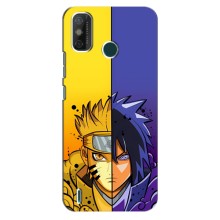 Купить Чехлы на телефон с принтом Anime для Техно Спарк 6 ГО – Naruto Vs Sasuke