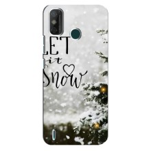 Новогодние, Праздничные Чехлы для TECNO Spark 6 GO (KE5) - 2024 год – Let it snow