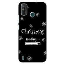 Різдвяні, Святкові Чохли для ТЕКНО Spark 6 GO (KE5) – Christmas loading