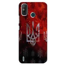 Украинские Чехлы для TECNO Spark 6 GO (KE5) с картинкой УПА (AlphaPrint) (ГЕРБ УПА)