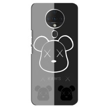 Чехлы для TECNO Spark 6 - Bearbrick Louis Vuitton (PREMIUMPrint) – БеарБрик глаза