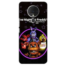 Чехлы Пять ночей с Фредди для Техно Спарк 6 (Лого Фредди)