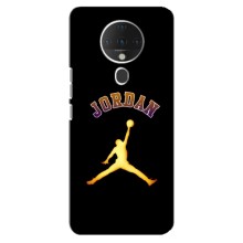 Чохли для TECNO Spark 6 - з картинкою JORDAN (AlphaPrint) (Jordan Gold)