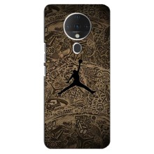 Чохли для TECNO Spark 6 - з картинкою JORDAN (AlphaPrint) (Logo Jordan)