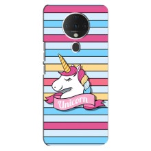 Чехол для Техно Спарк 6 - (Единорожки - Новинки) (AlphaPrint) (Unicorn)