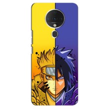 Купить Чехлы на телефон с принтом Anime для Техно Спарк 6 (Naruto Vs Sasuke)