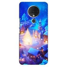 Різдвяні Чохли для TECNO Spark 6 (VPrint) (Різдвяне місто)